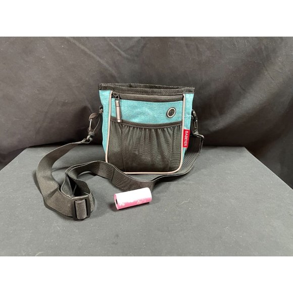 Babeyer Dog Treat Bag Trainer Blue Black NWOT Belt Clip Adjustable Strap - Picture 2 of 10